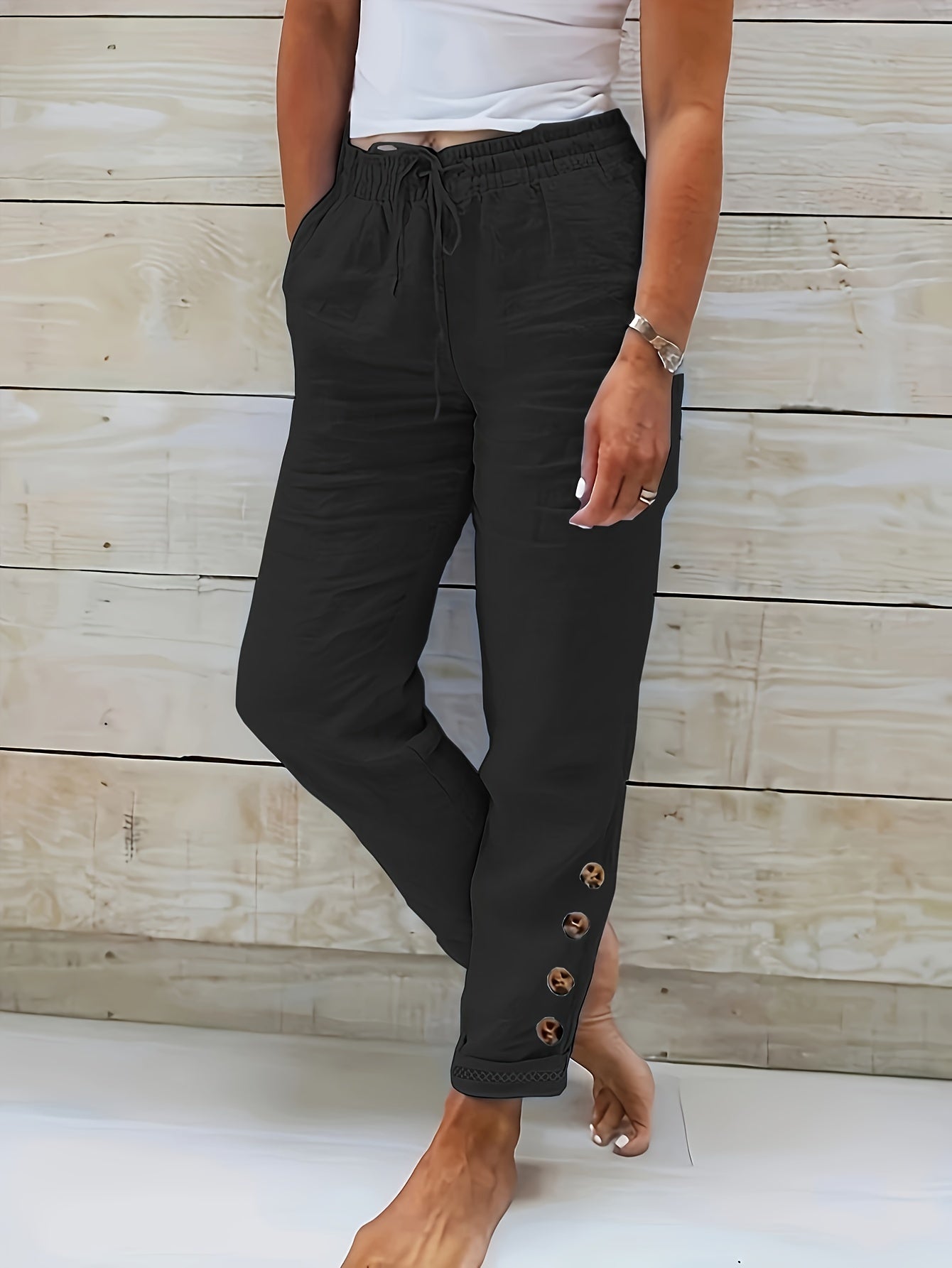 Linnea™ – Pantalones ajustados de algodón