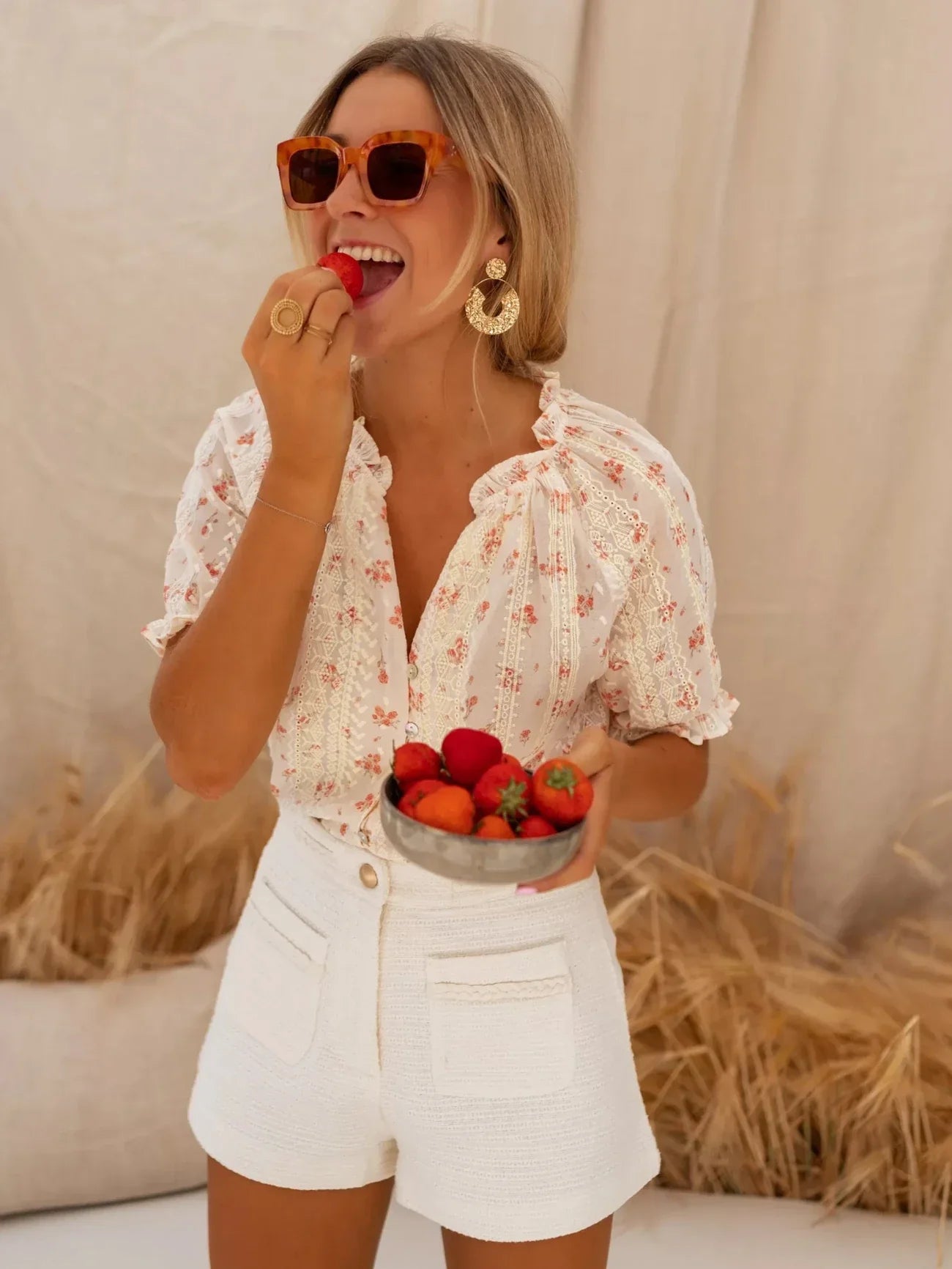 Elina™ — Blusa Floral con Encanto Veraniego