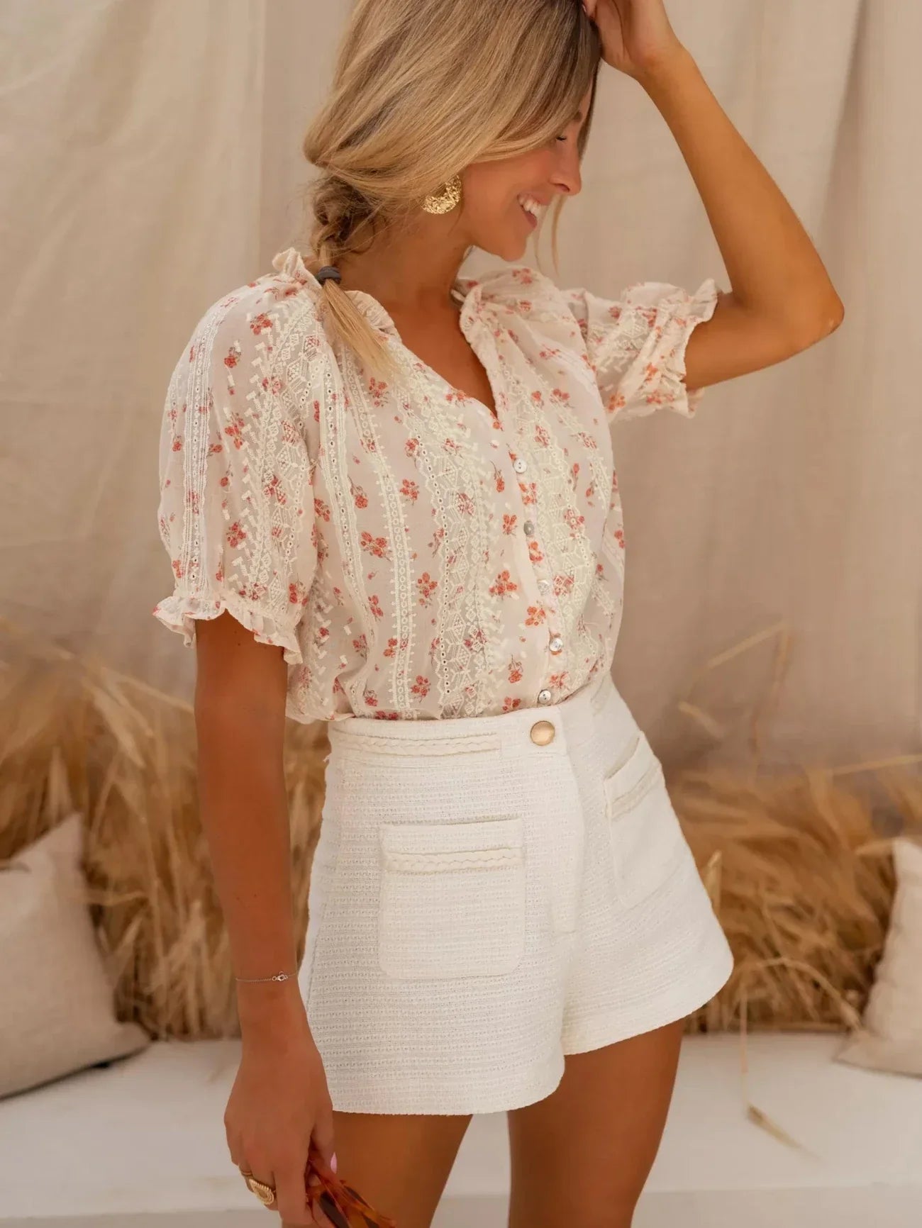 Elina™ — Blusa Floral con Encanto Veraniego