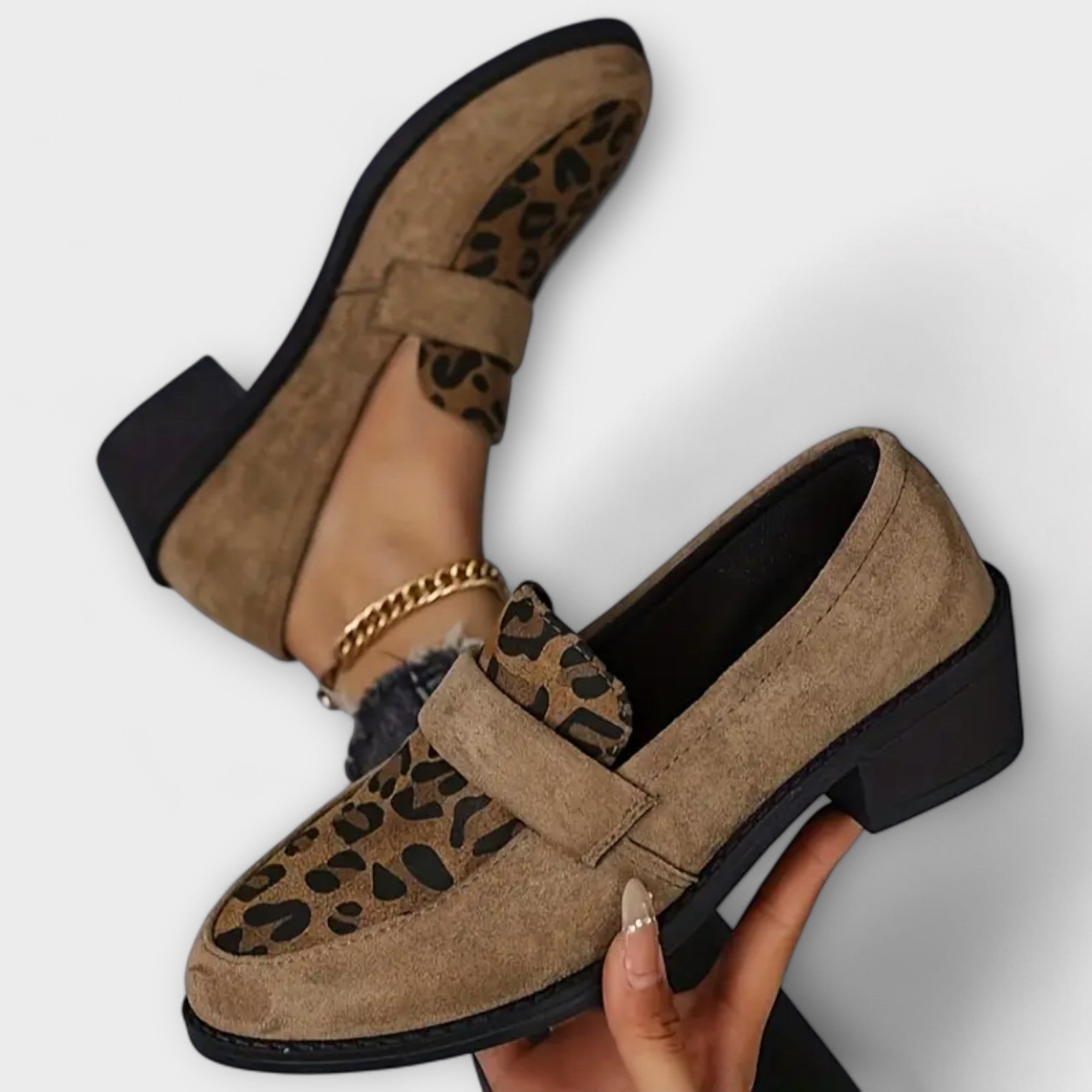 Karla | Zapatos elegantes para mujer con estampado de leopardo