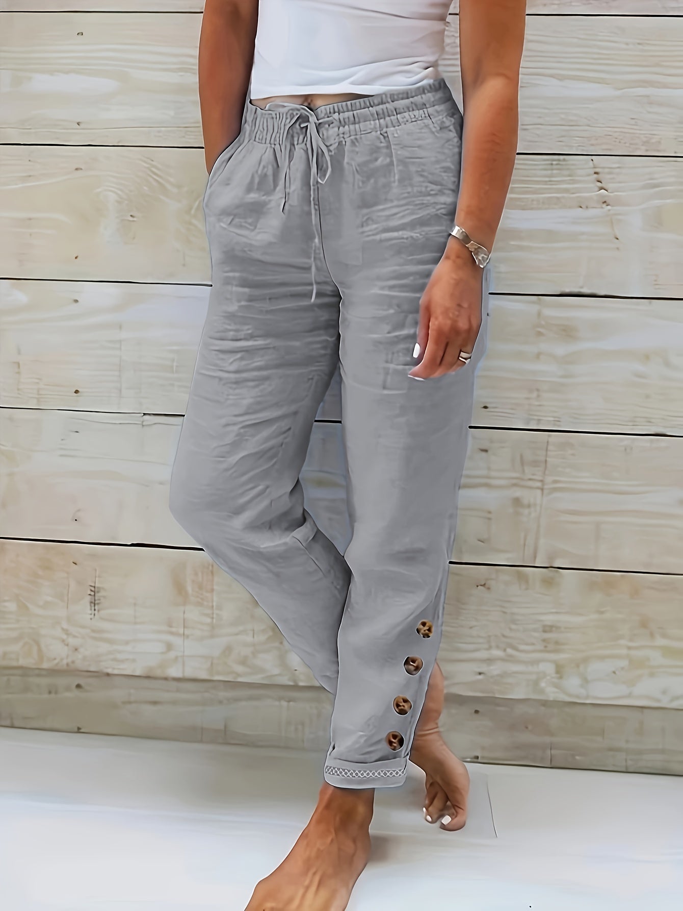 Linnea™ – Pantalones ajustados de algodón