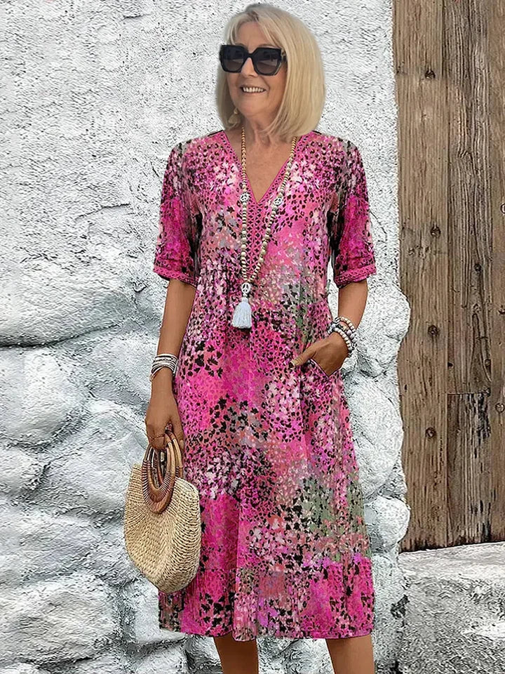 Isabeau | Vestido Midi Impreso