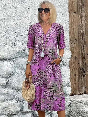 Isabeau | Vestido Midi Impreso