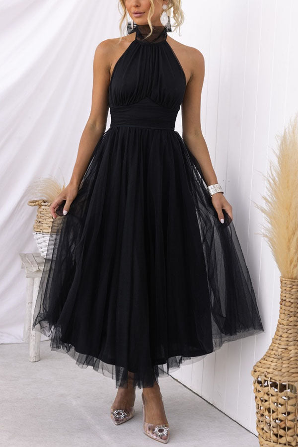 Phoebe - Vestido con falda larga