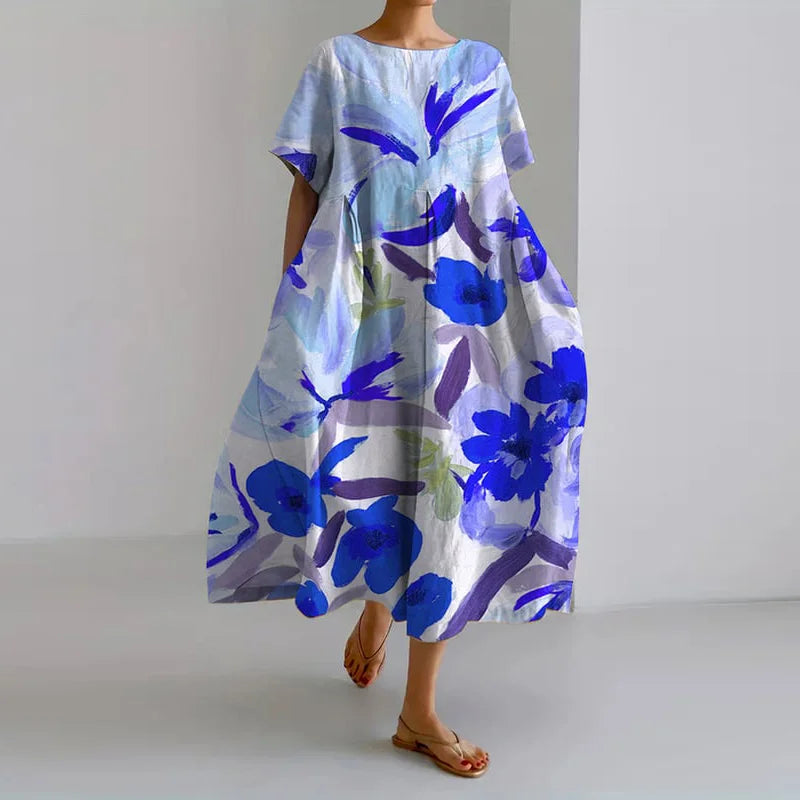 VALENTINA | Vestido de Verano Floral con Corte Halagador y Libertad de Movimiento