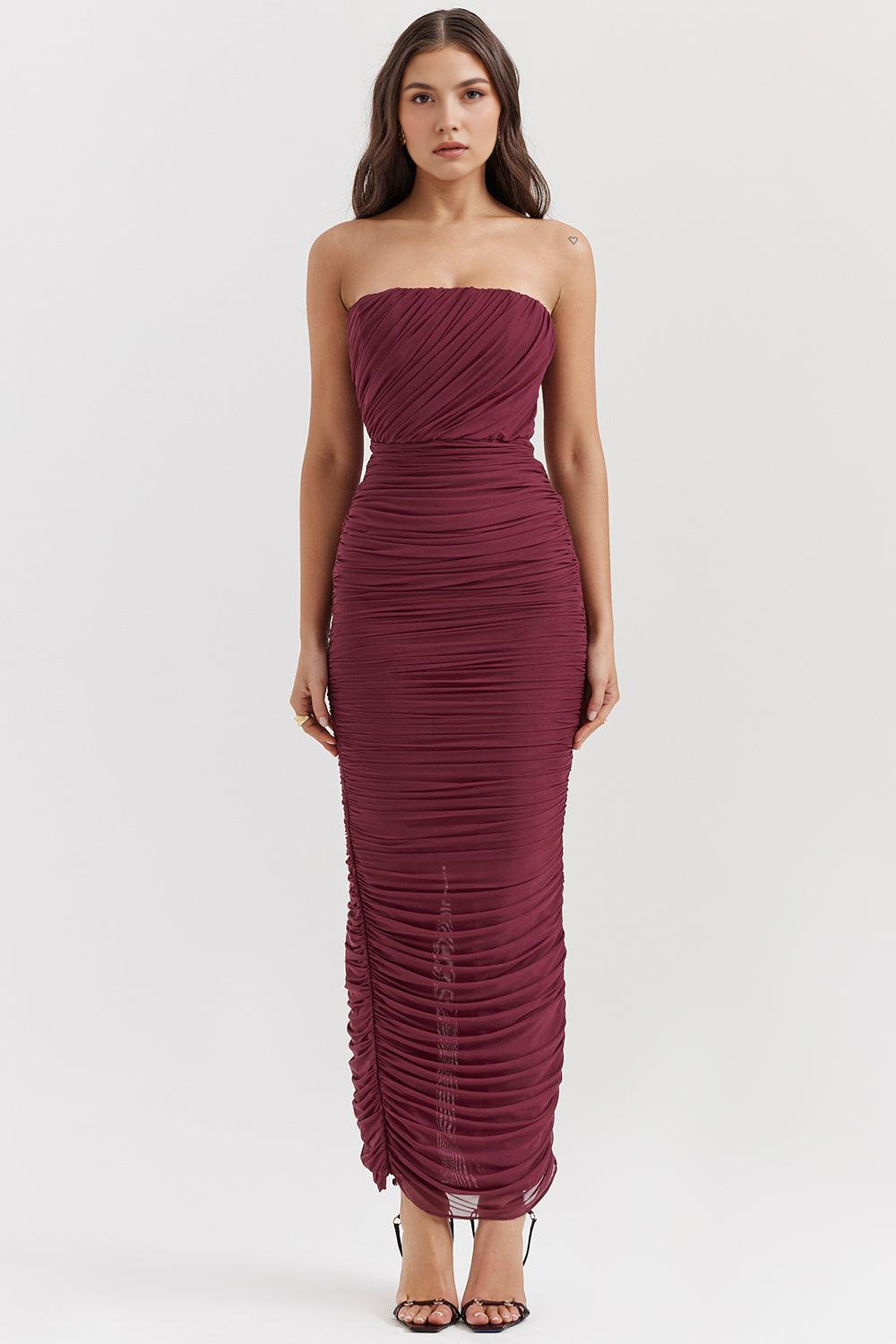 Amaris | Vestido maxi de malla