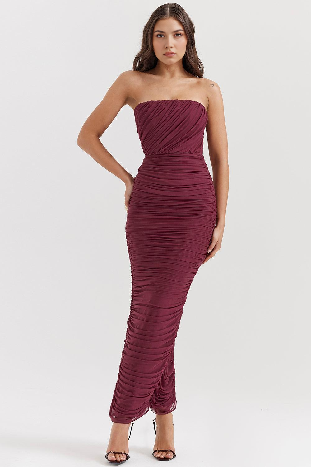 Amaris | Vestido maxi de malla