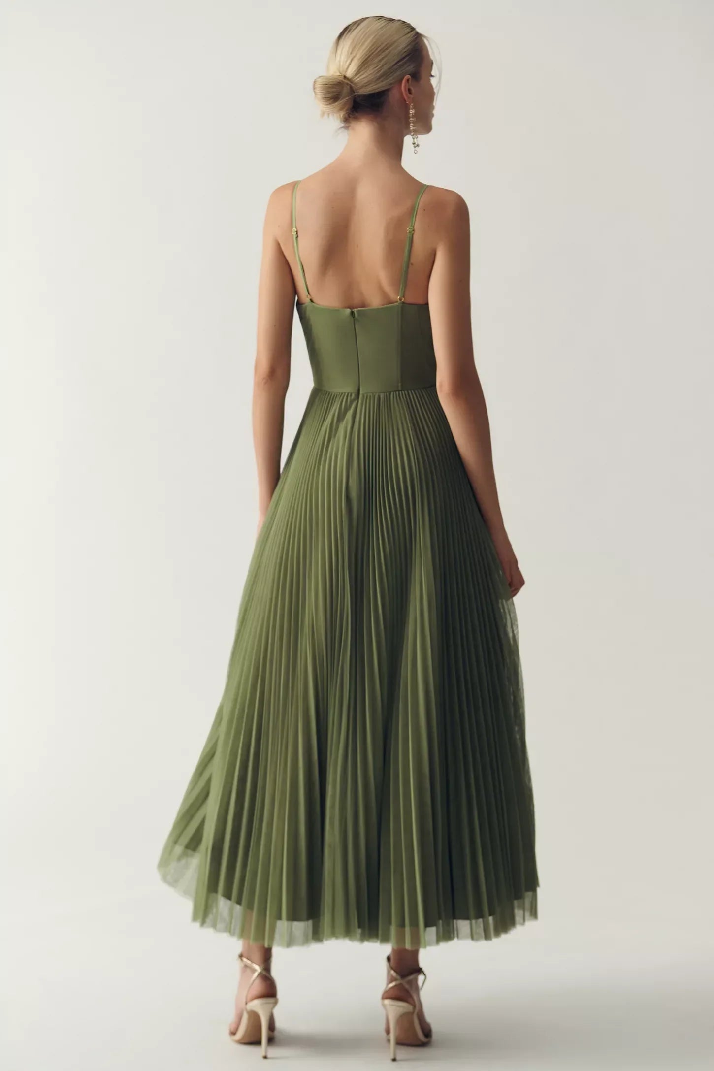 Vestido Olivia Openback | Verde