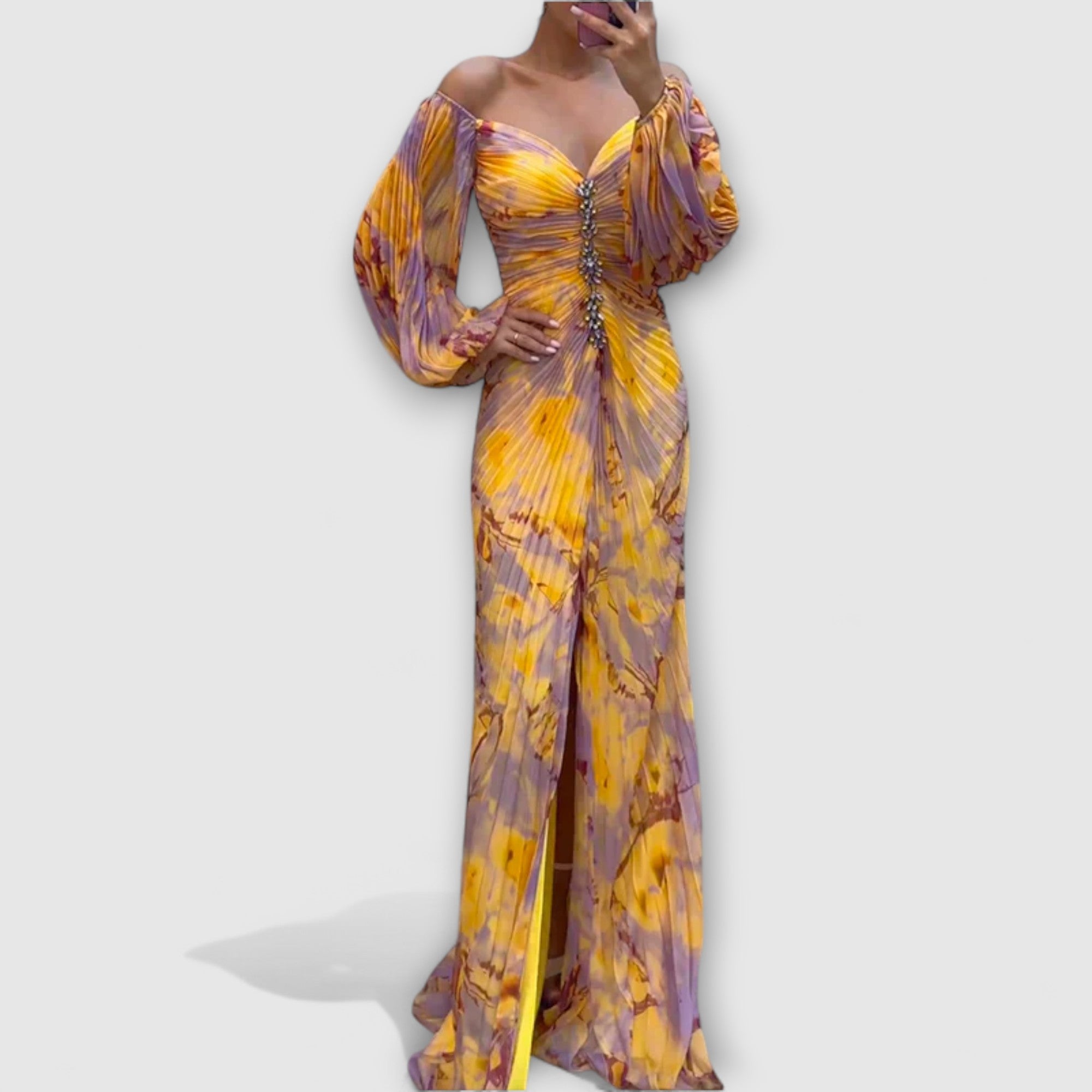 Gisselle | Vestido Elegante con Escote en V