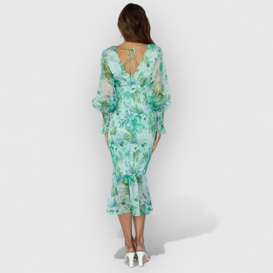 Camille | Elegancia Floral en Vestido