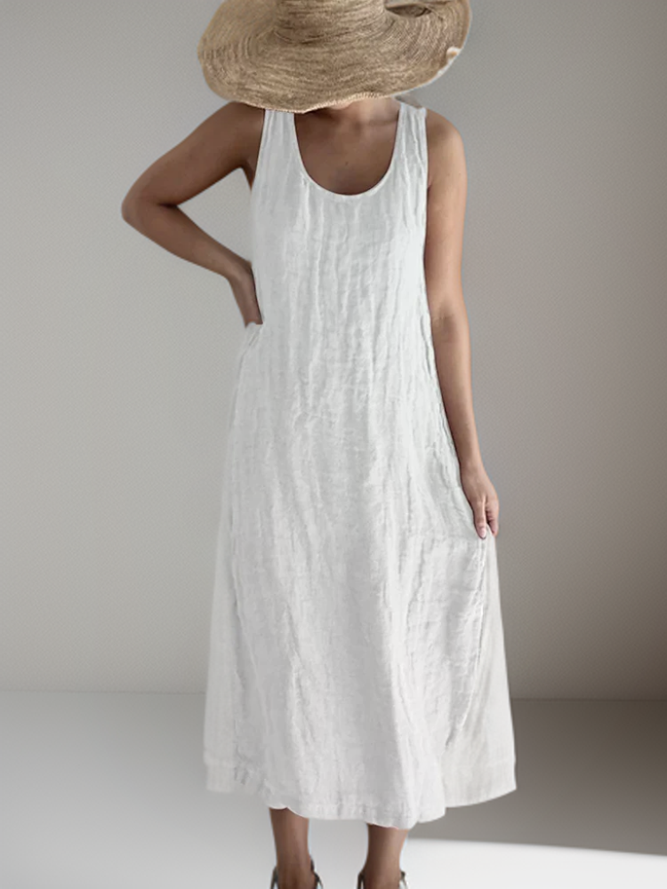 Daniella | Elegante vestido maxi sin mangas