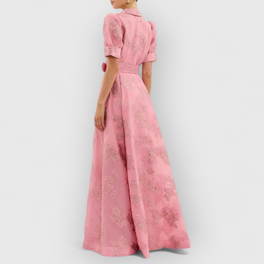 Colette | Elegante vestido largo con cinturón