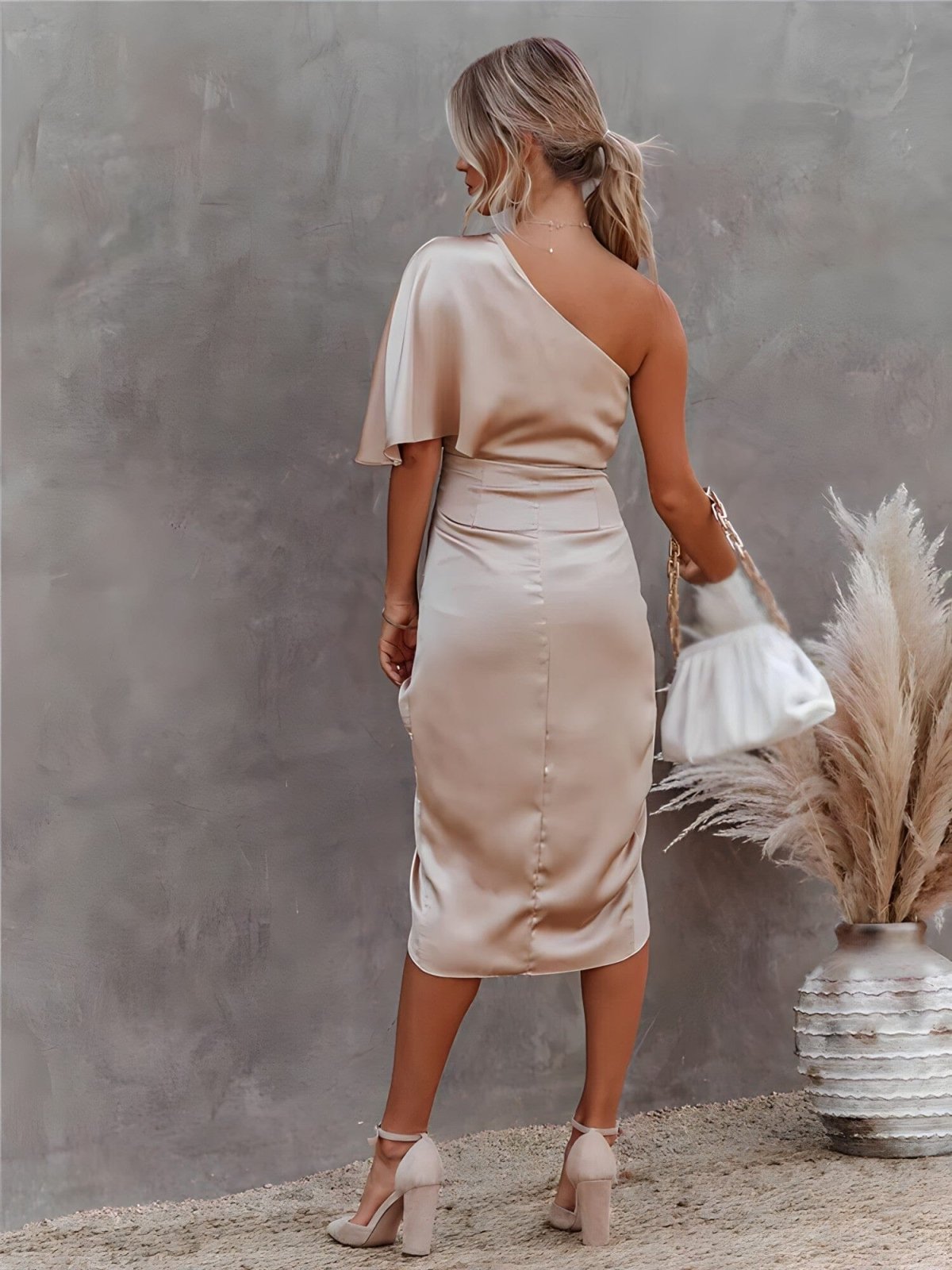 Dhalia | Vestido Elegante Asimétrico