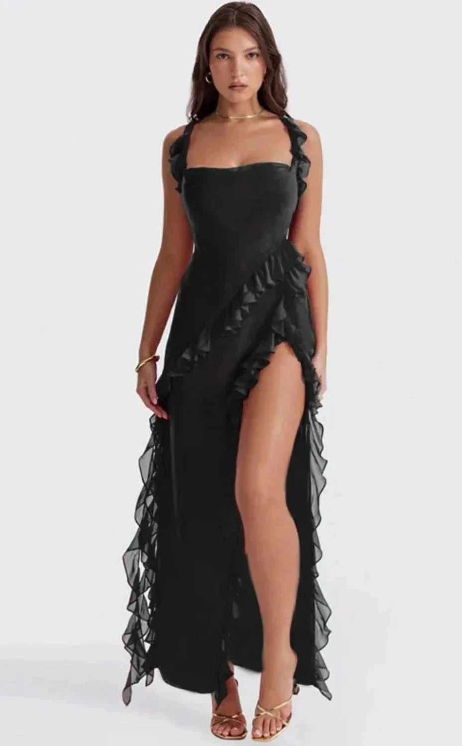 Lara™ | Vestido Maxi Elegante con Abertura