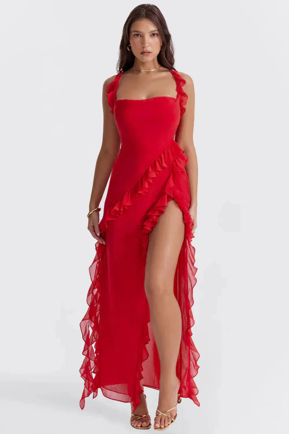 Lara™ | Vestido Maxi Elegante con Abertura