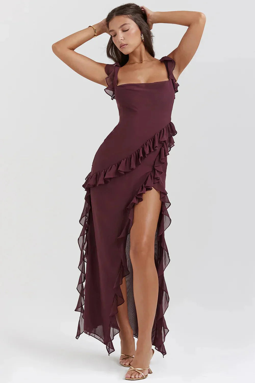 Lara™ | Vestido Maxi Elegante con Abertura