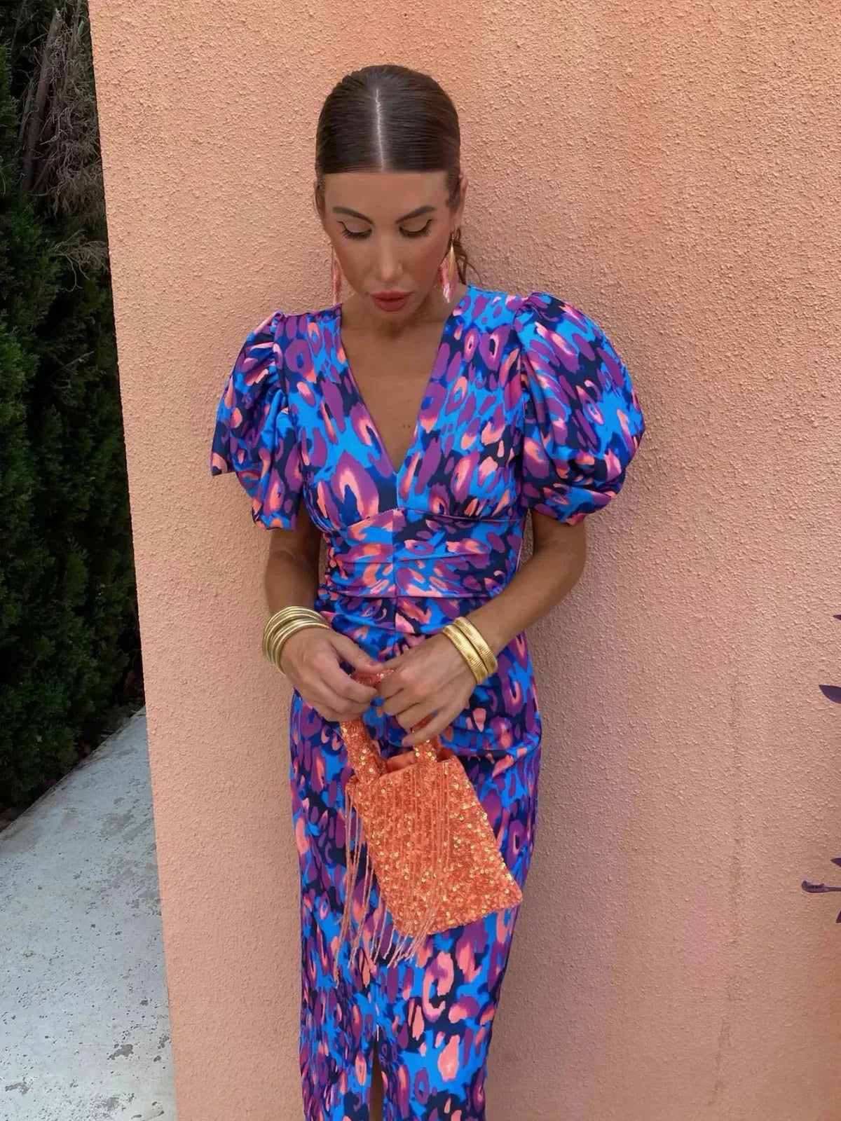 Arielle™ — Vestido de Verano Femenino con Mangas Plisadas
