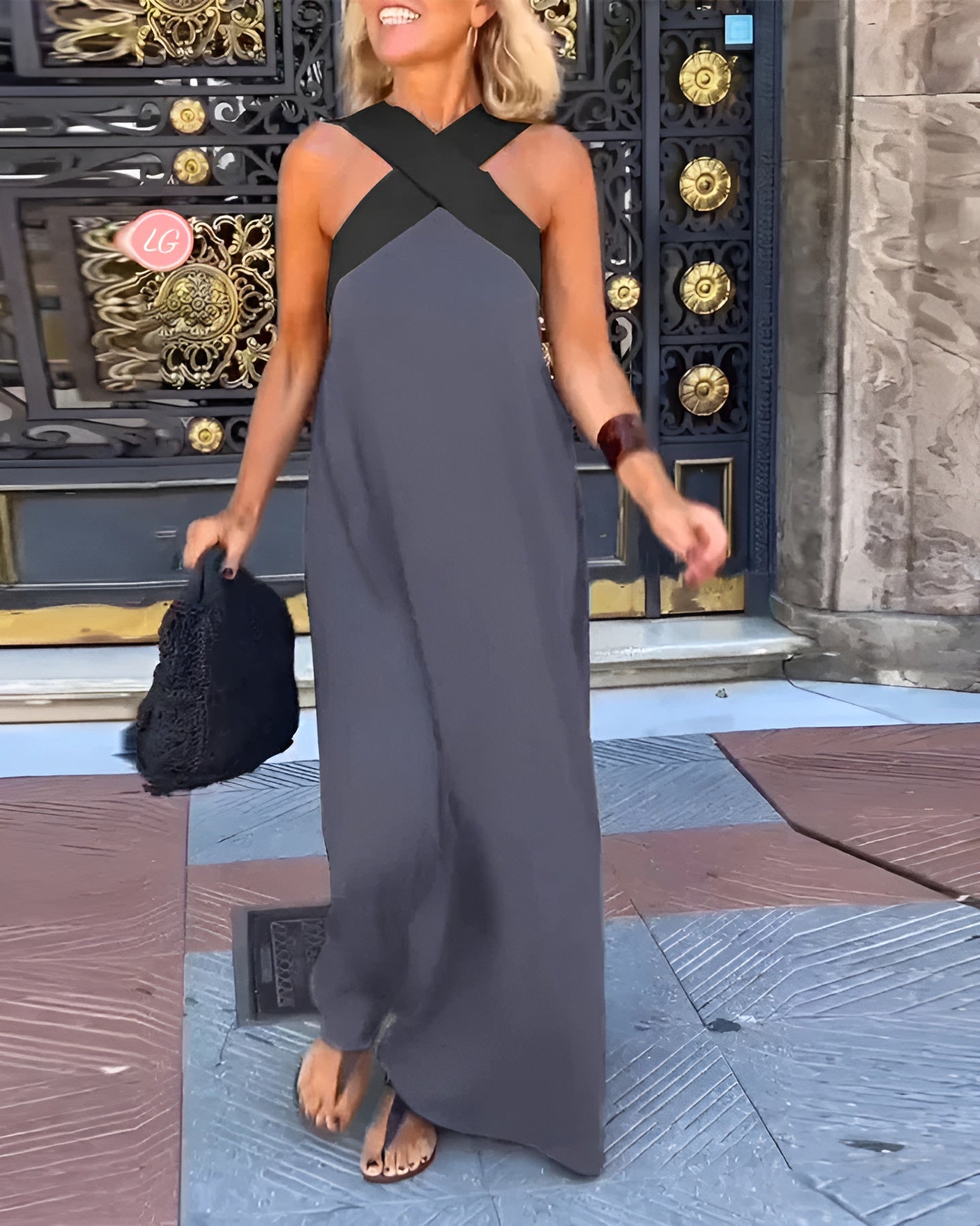 Delphine | Vestido de corte cruzado