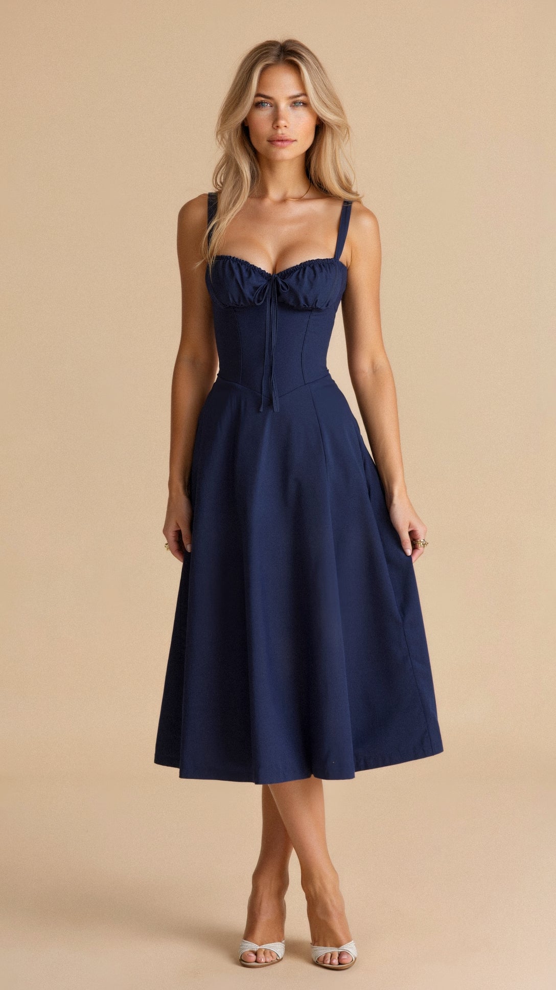 Ilona | Vestido Midi Cintura
