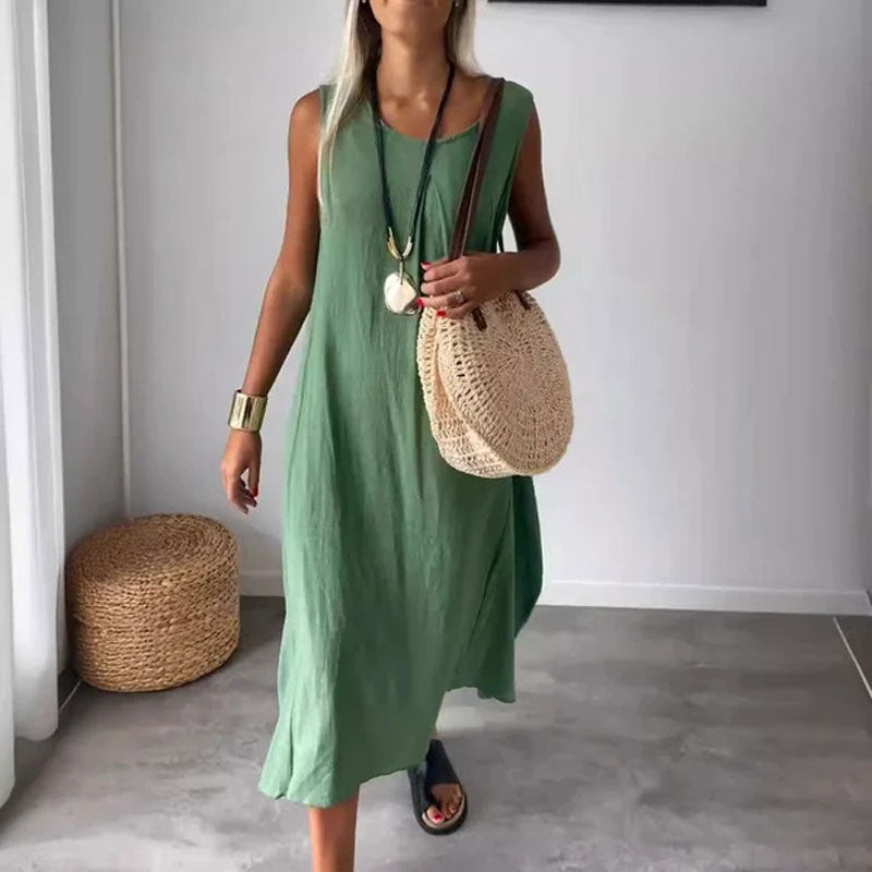 Fabienne | Vestido Casual de Verano con Detalle de Bolsillo