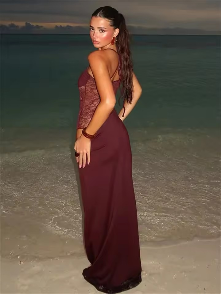Giulia | Vestido de Terciopelo Llama
